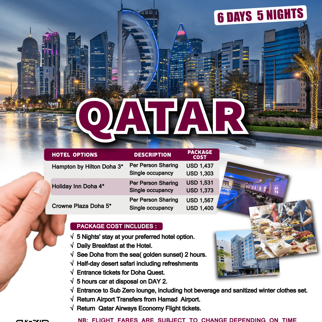 International Tour packages from Qatar