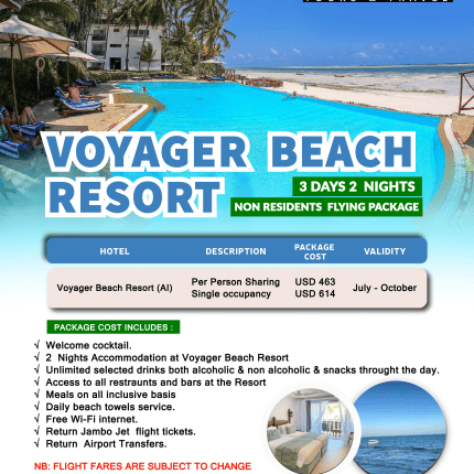 Voyager beach resort packages price