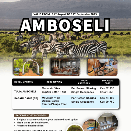 Amboseli package price